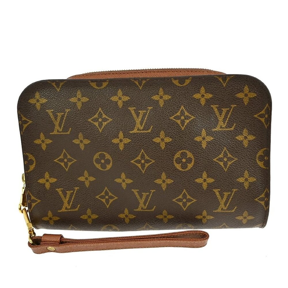 LOUIS VUITTON ORSAY CLUTCH HANDBAG MONOGRAM CANVAS M51790 AR1929 NQ02174 BN02